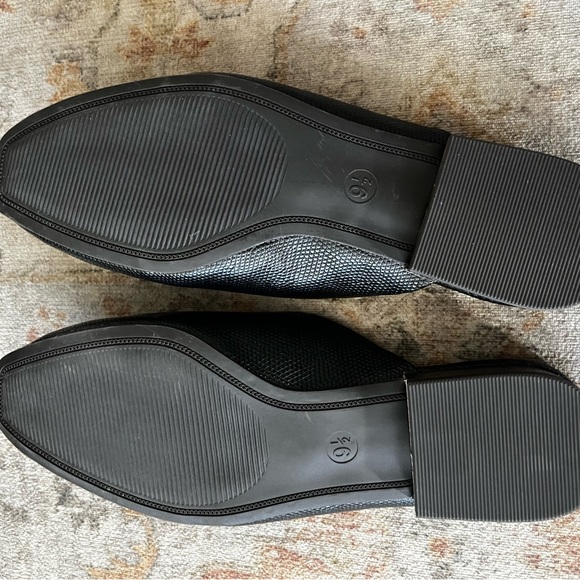 A New Day Black Textured Women's Mules NWOT - Picture 6 of 6